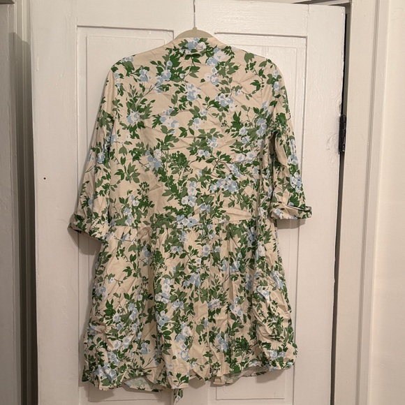 Tuckernuck Cream Floral Long Sleeve Dress - Picture 4 of 4